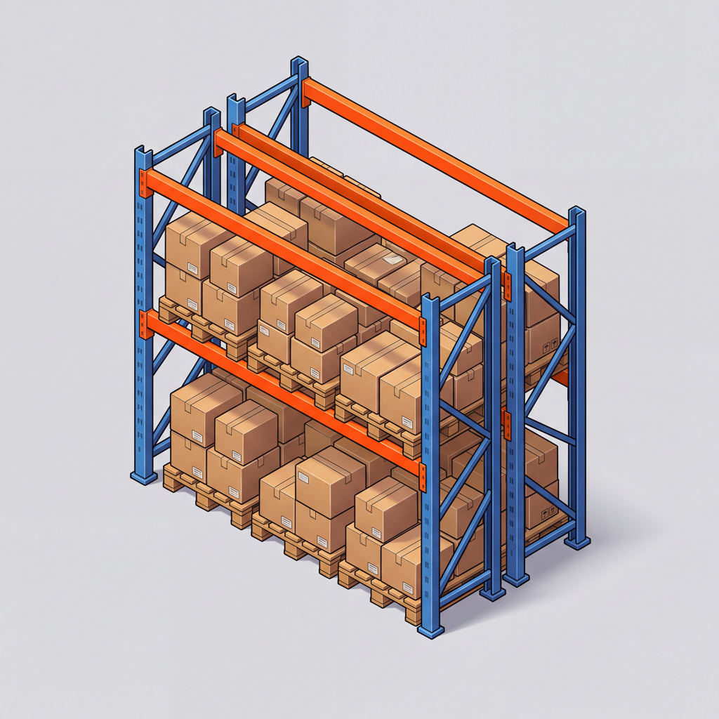 Selective Pallet Rack 2-Tier